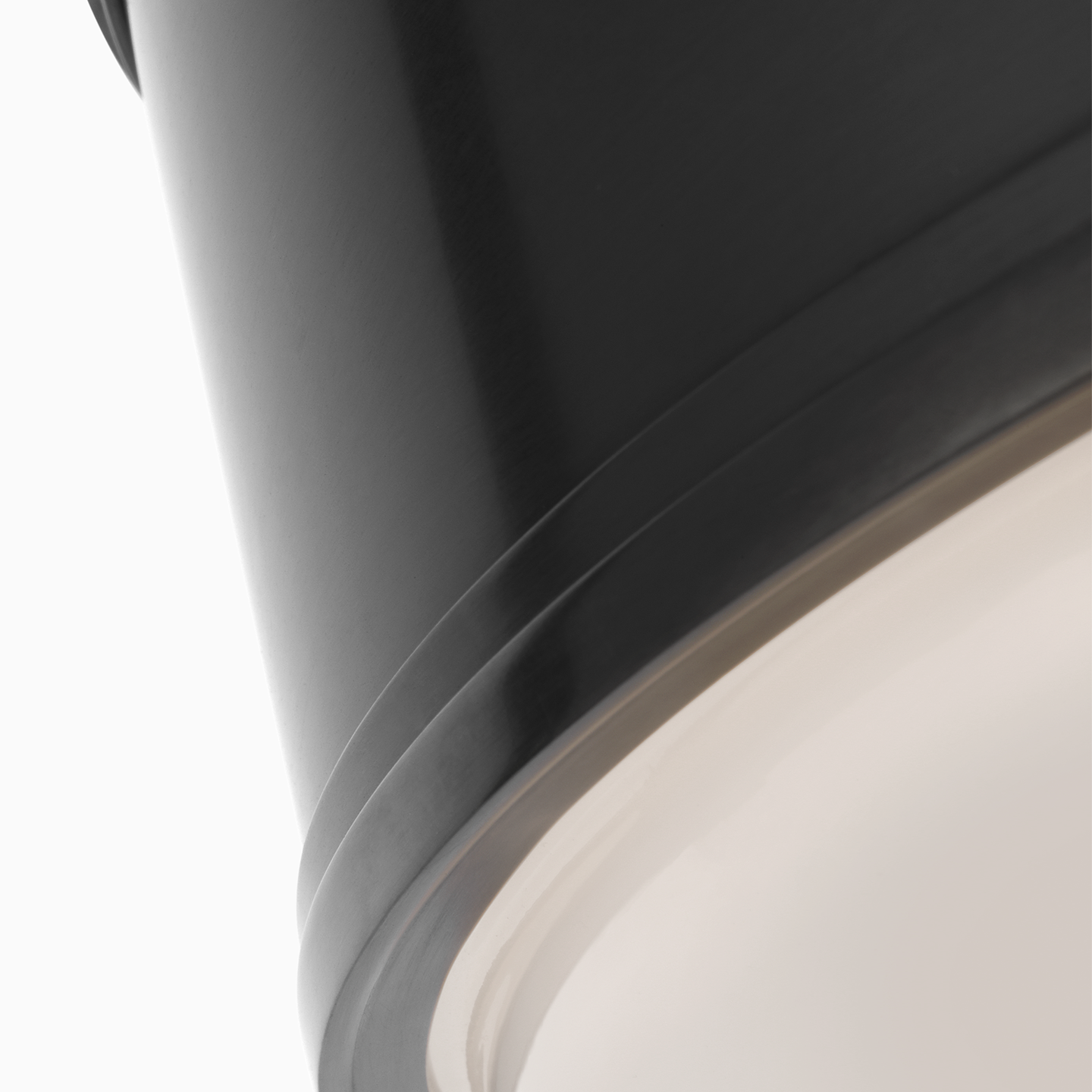 Marden 18" Flush Mount | Bronze | White Glass