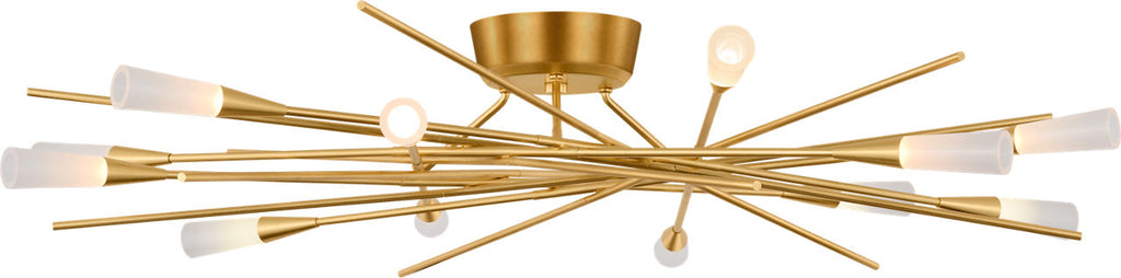 Stellar 40" Radial Semi-Flush Mount | Gild