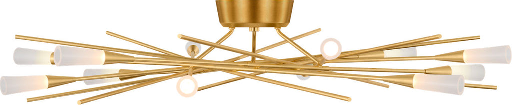 Stellar 40" Radial Semi-Flush Mount | Gild
