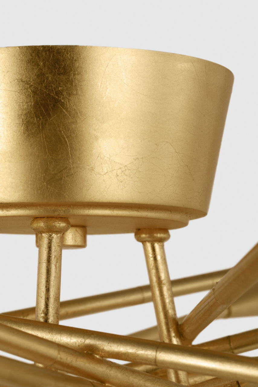 Stellar Flush Mount | Gild | Frosted Acrylic