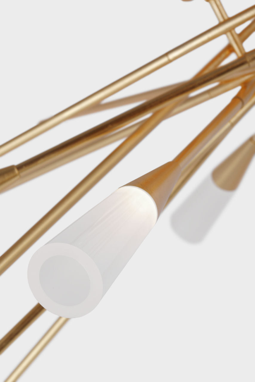 Stellar Flush Mount | Gild | Frosted Acrylic