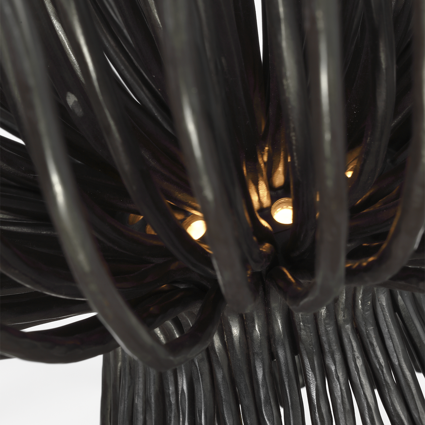 Astra 24" Sculpted Chandelier | Aged Iron