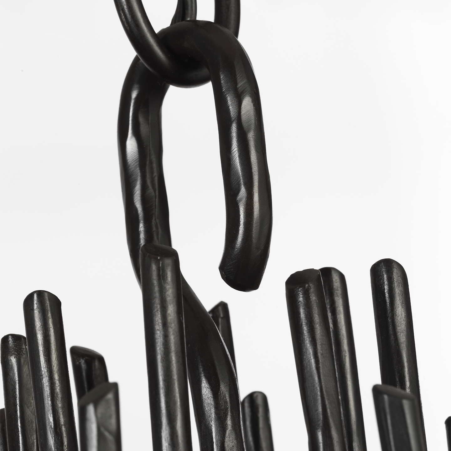 Astra 24" Sculpted Chandelier | Aged Iron