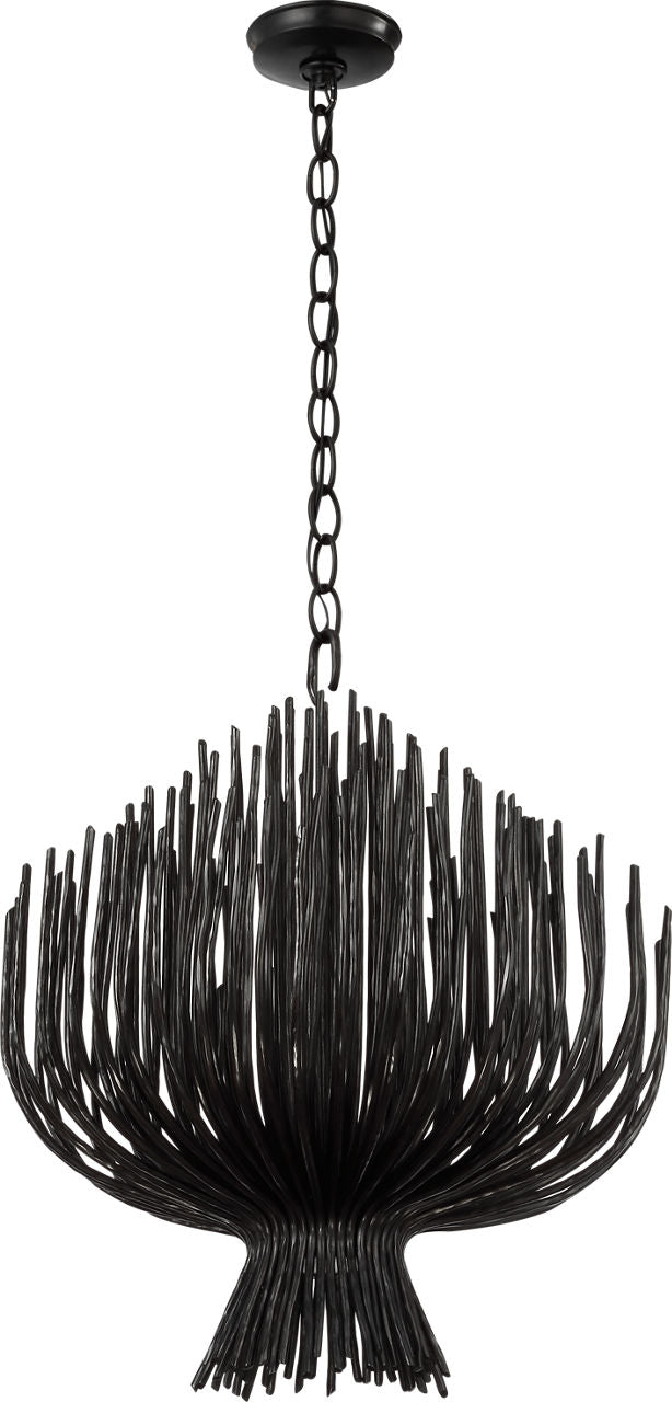 Astra 24" Sculpted Chandelier | Aged Iron