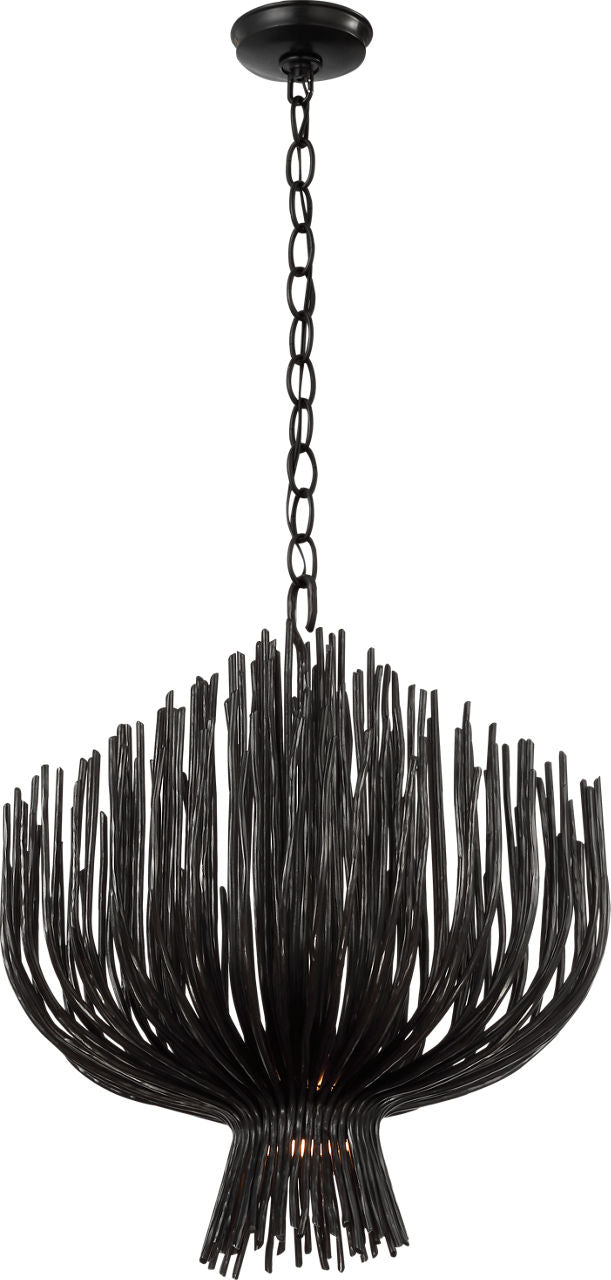 Astra 24" Sculpted Chandelier | Aged Iron