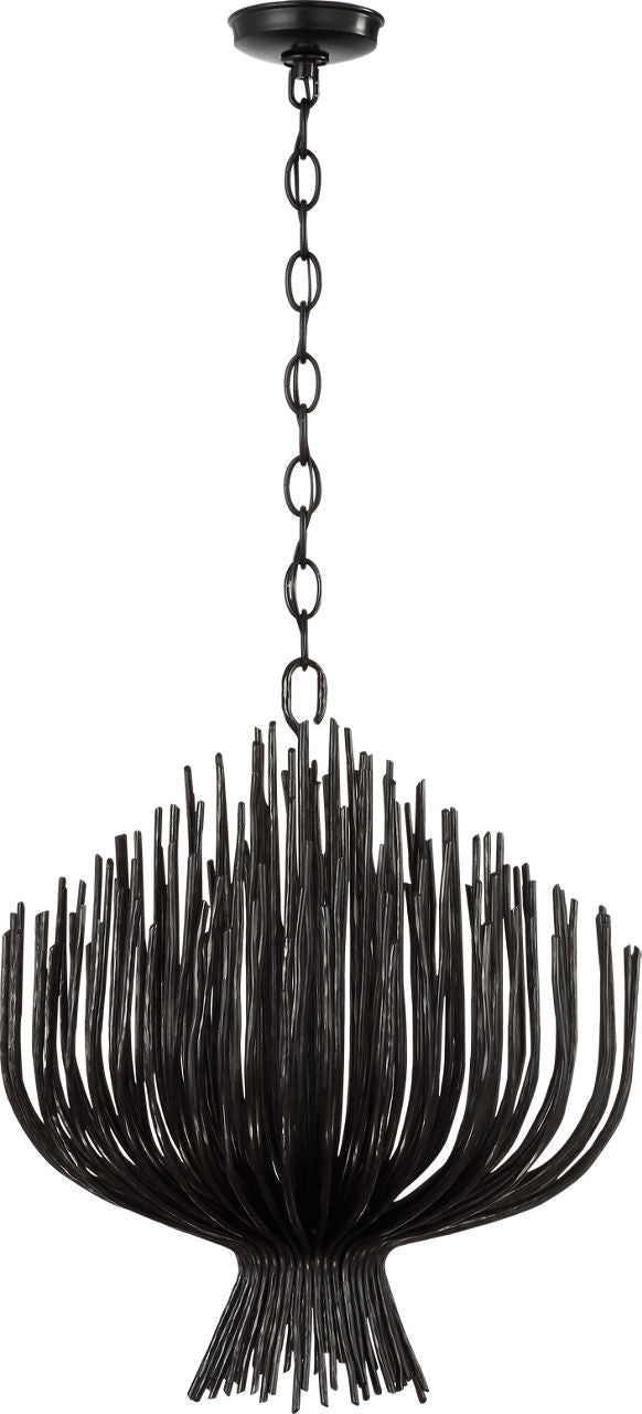 Astra 24" Sculpted Chandelier | Aged Iron