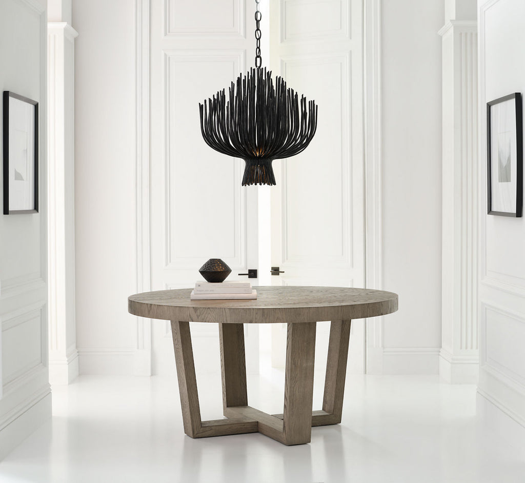 Astra 24" Sculpted Chandelier | Aged Iron