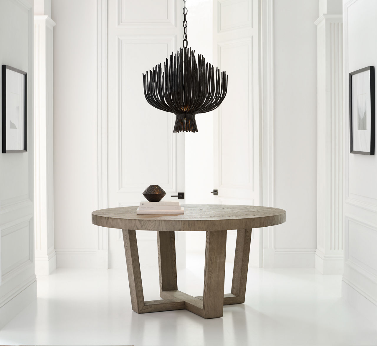 Astra 24" Sculpted Chandelier | Aged Iron