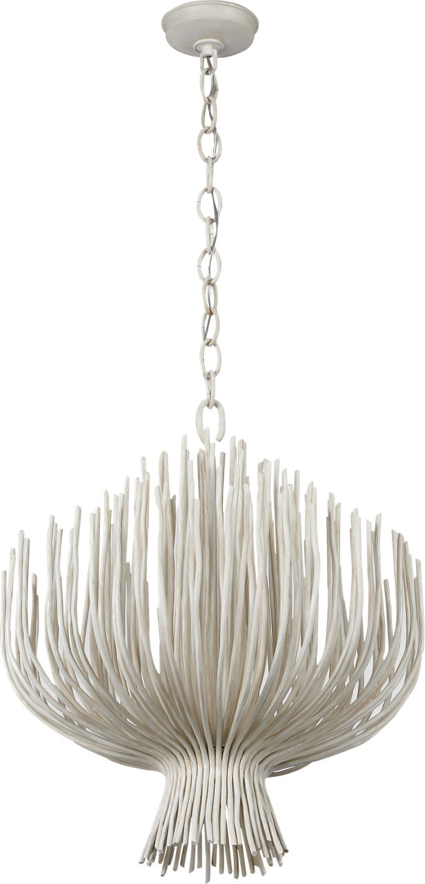 Astra 24" Sculpted Chandelier | Waxed Plaster