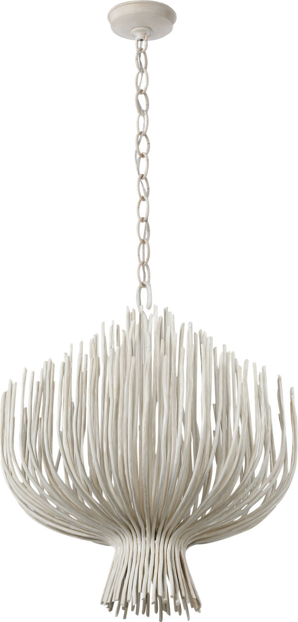 Astra 24" Sculpted Chandelier | Waxed Plaster