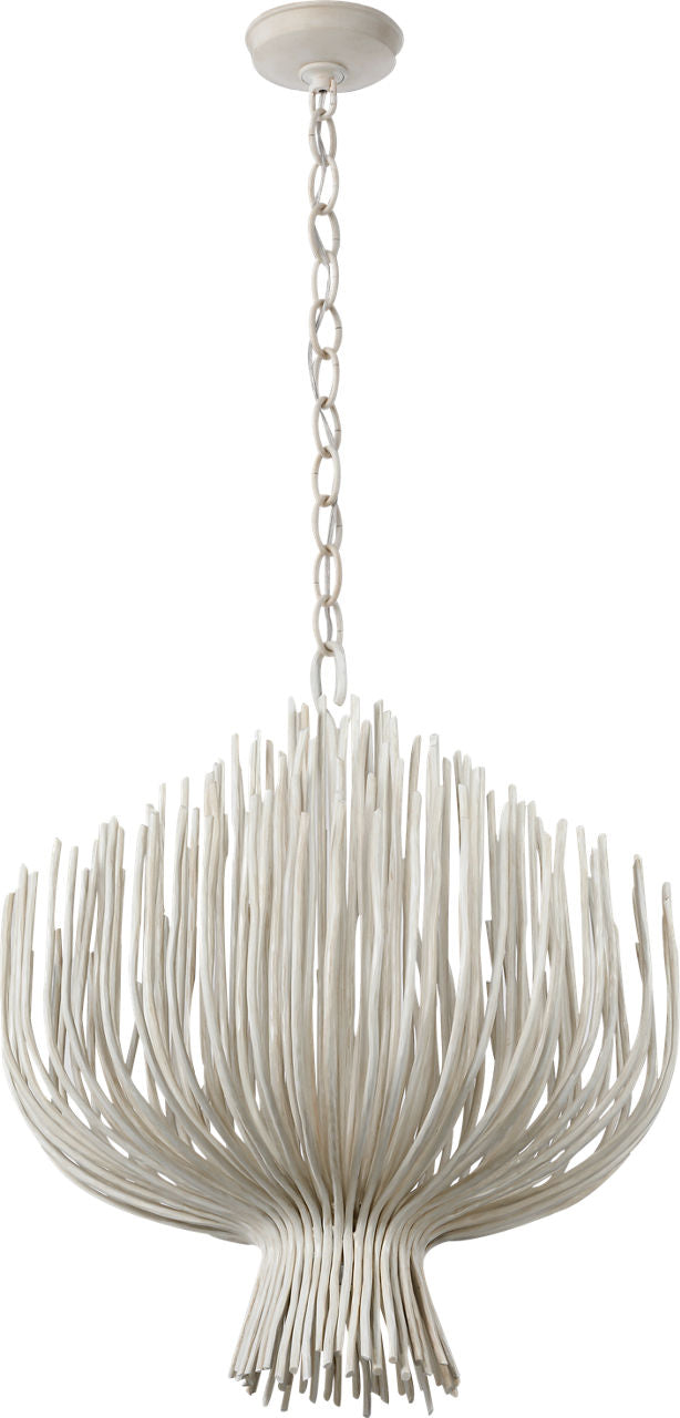 Astra 24" Sculpted Chandelier | Waxed Plaster