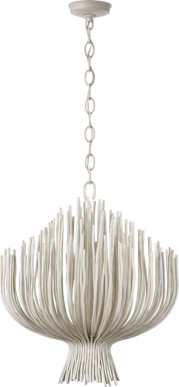 Astra 24" Sculpted Chandelier | Waxed Plaster
