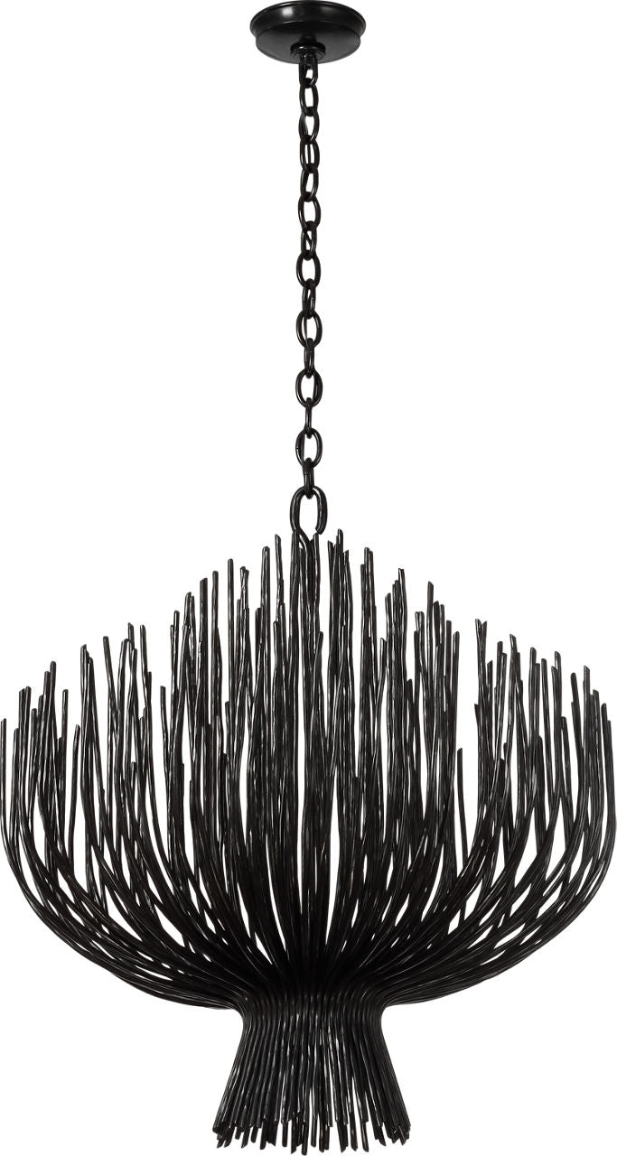 Astra 32" Sculpted Chandelier | Aged Iron