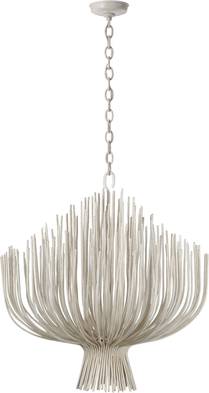Astra 32" Sculpted Chandelier | Waxed Plaster