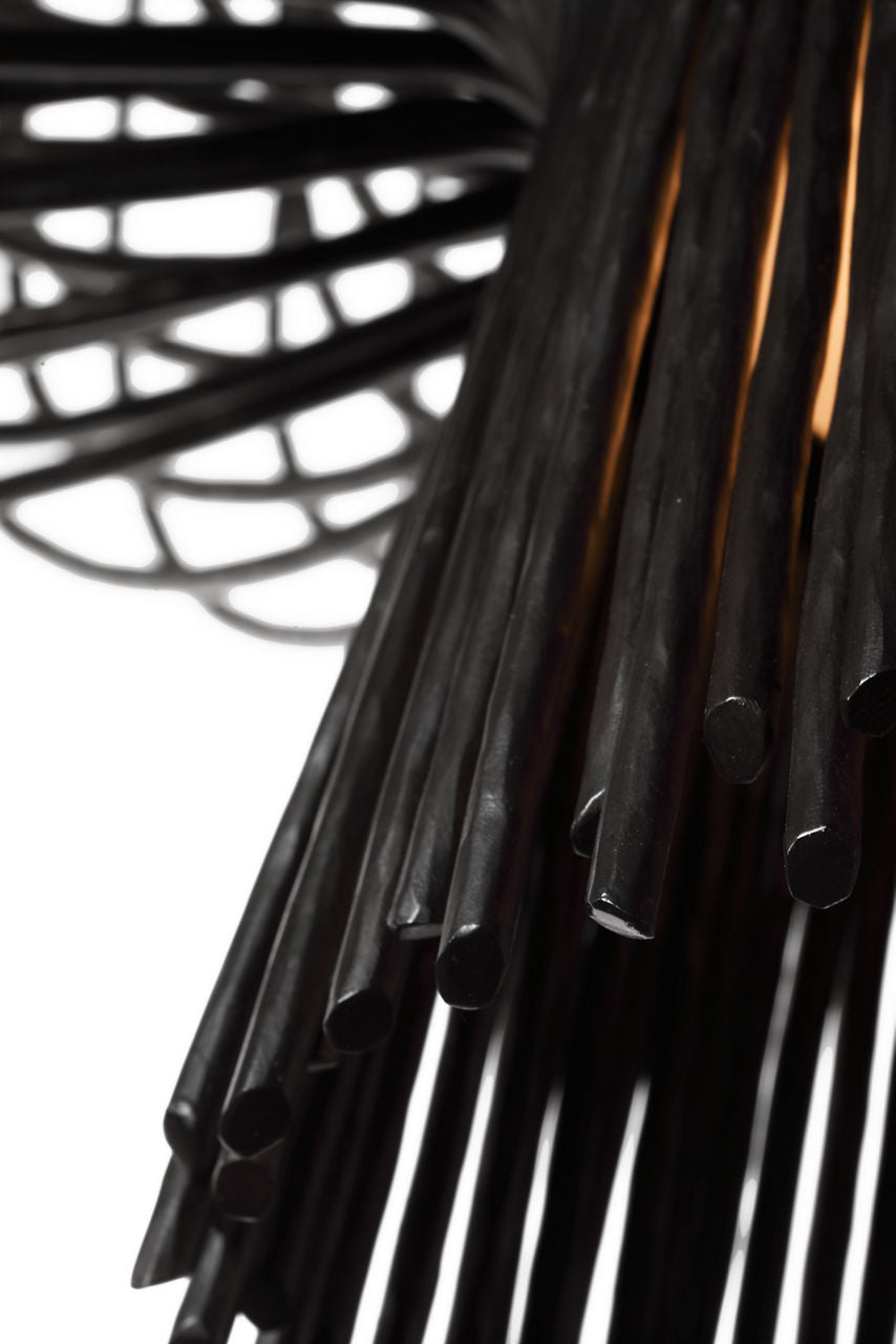 Astra 42" Sculpted Chandelier | Aged Iron