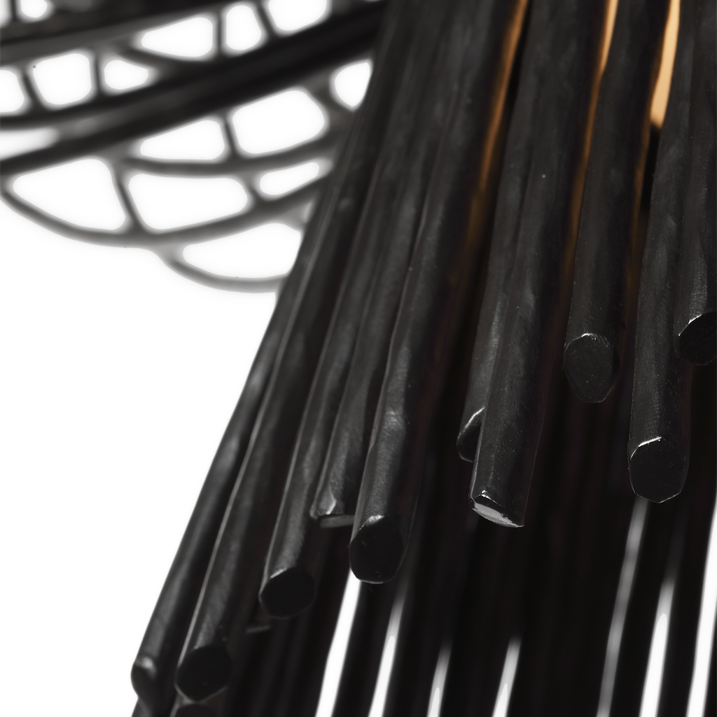 Astra 42" Sculpted Chandelier | Aged Iron