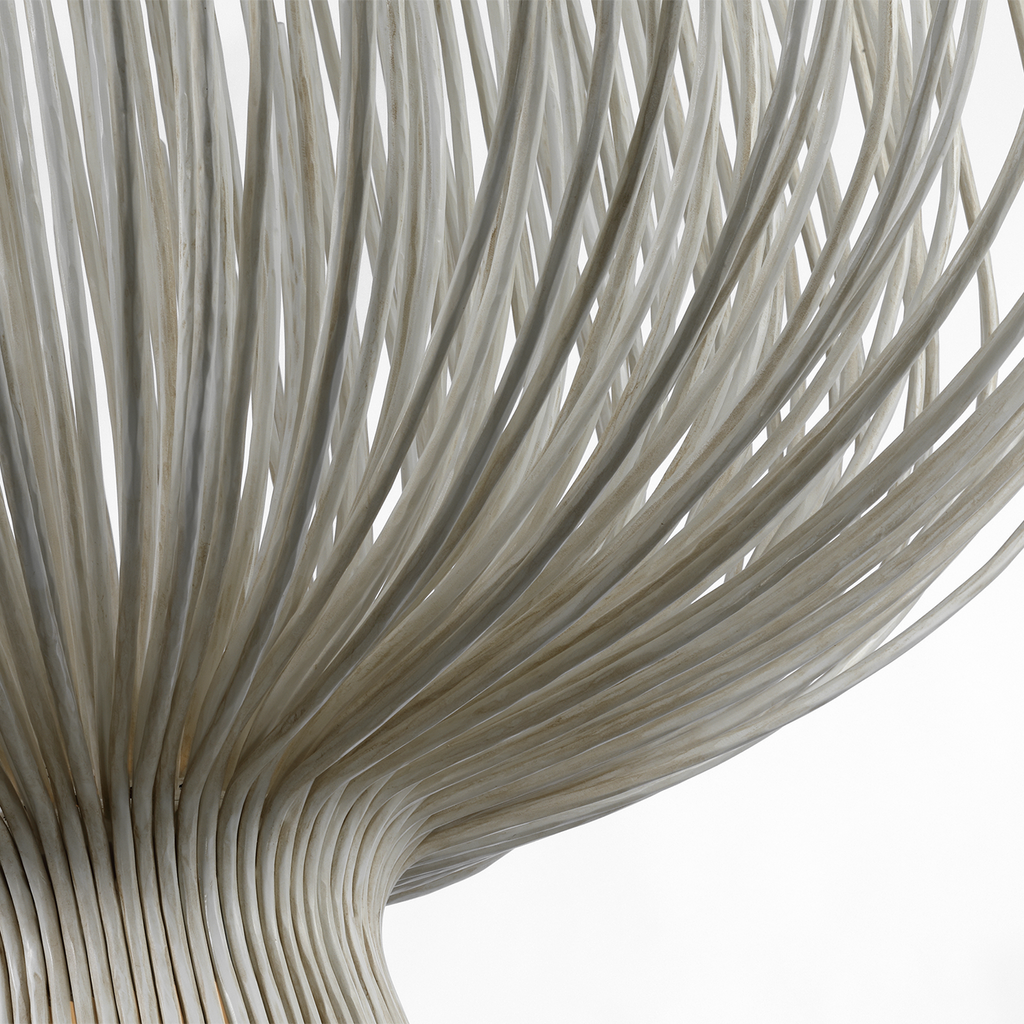 Astra 42" Sculpted Chandelier | Waxed Plaster