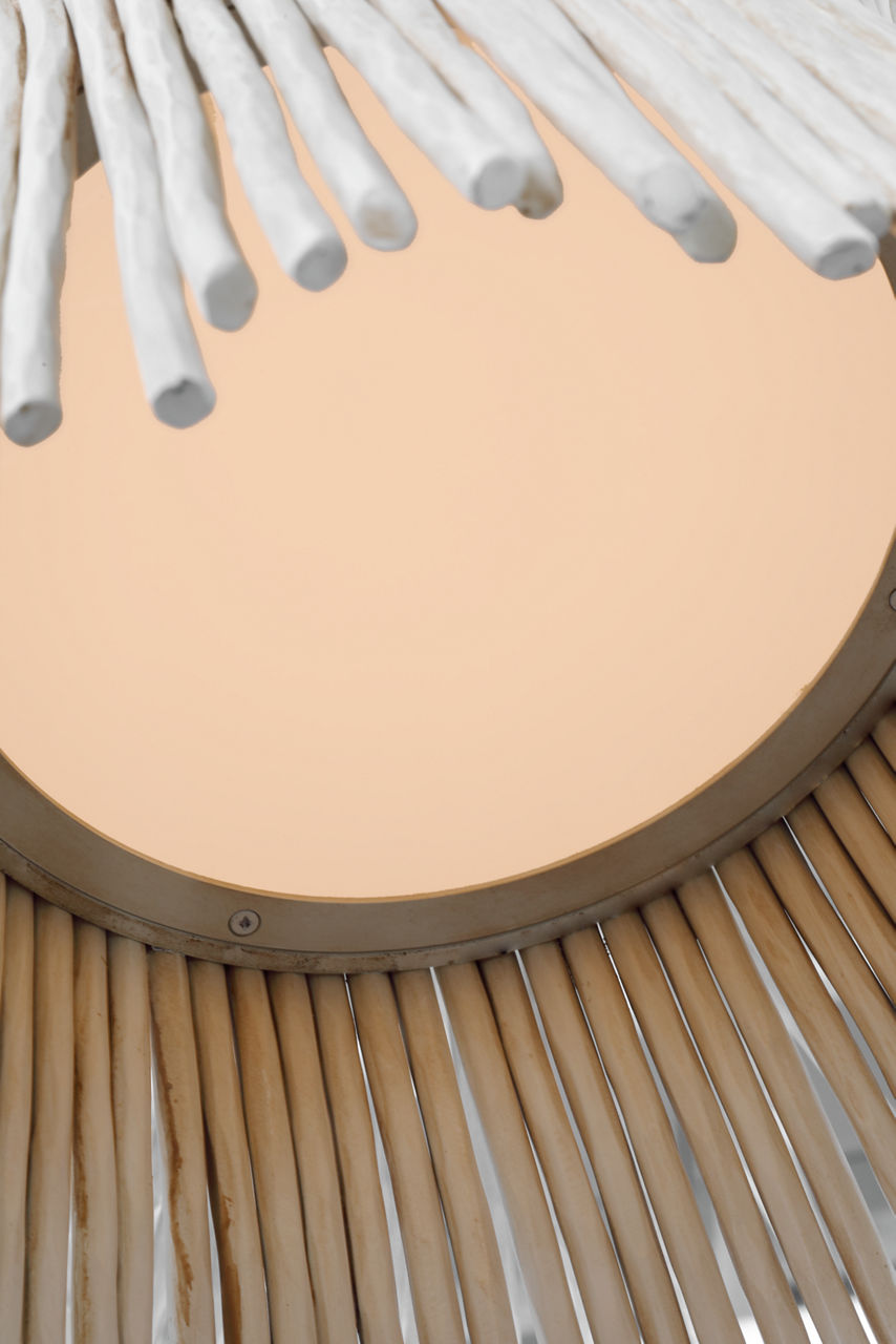 Astra 42" Sculpted Chandelier | Waxed Plaster