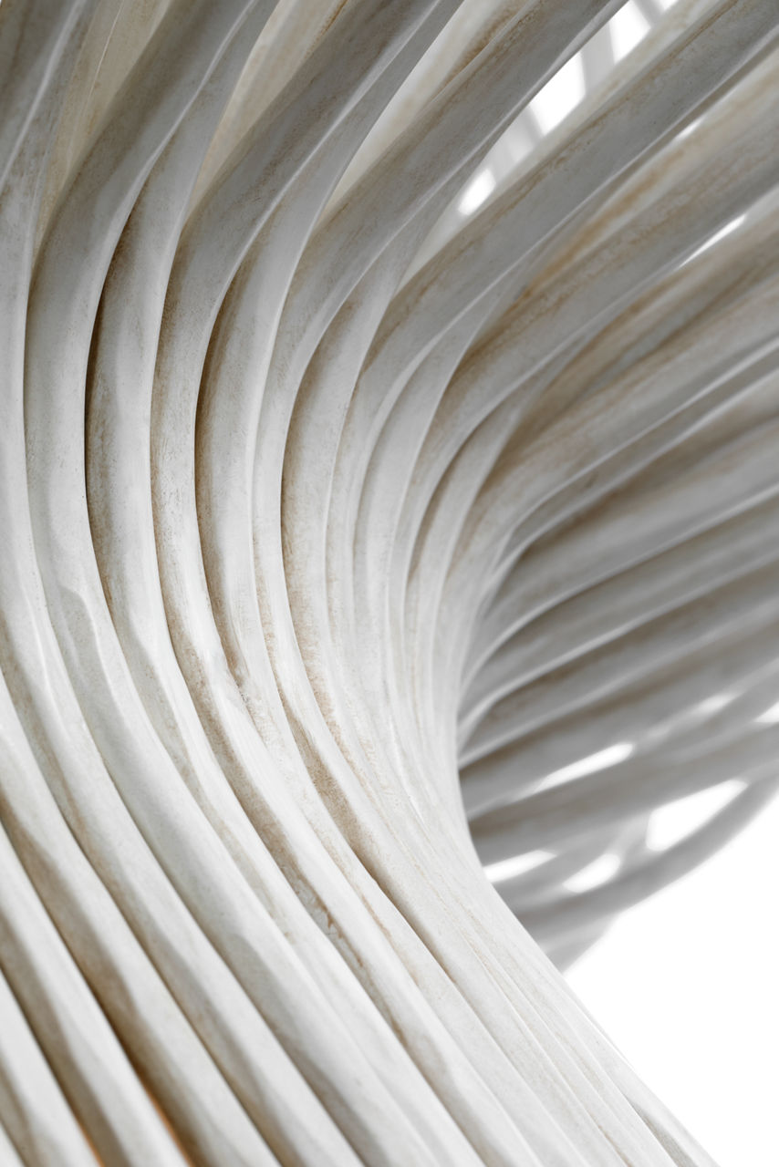Astra 42" Sculpted Chandelier | Waxed Plaster