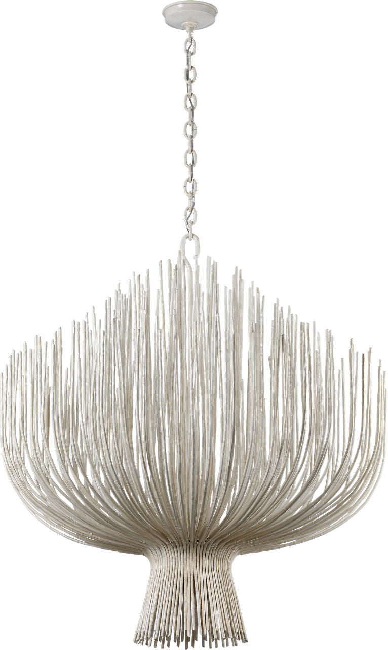 Astra 42" Sculpted Chandelier | Waxed Plaster
