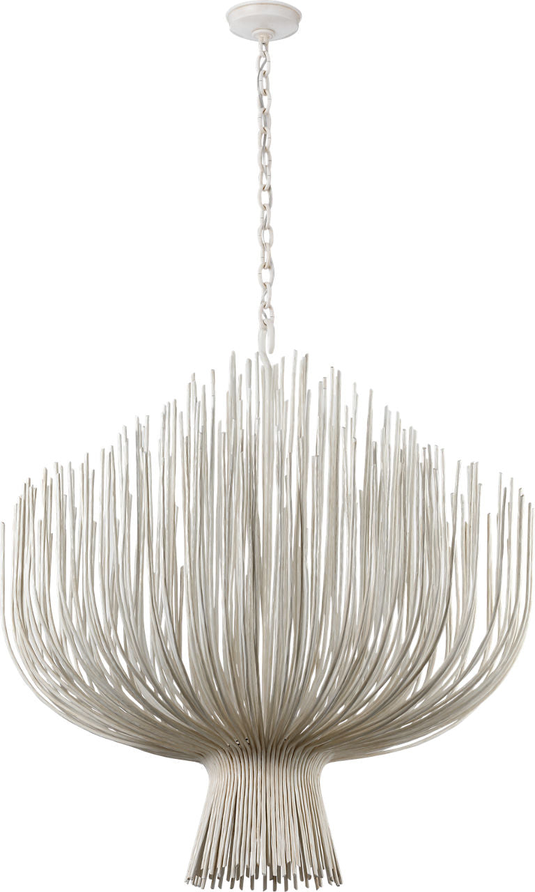 Astra 42" Sculpted Chandelier | Waxed Plaster