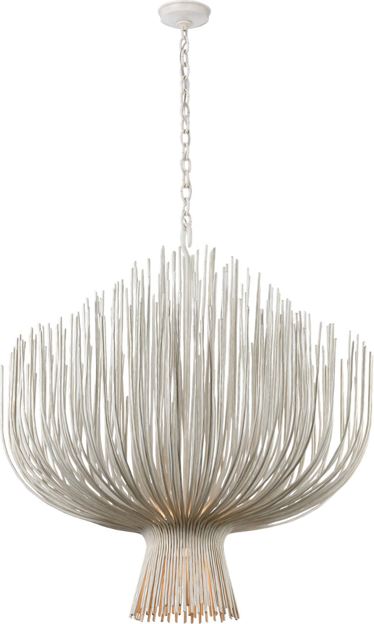 Astra 42" Sculpted Chandelier | Waxed Plaster
