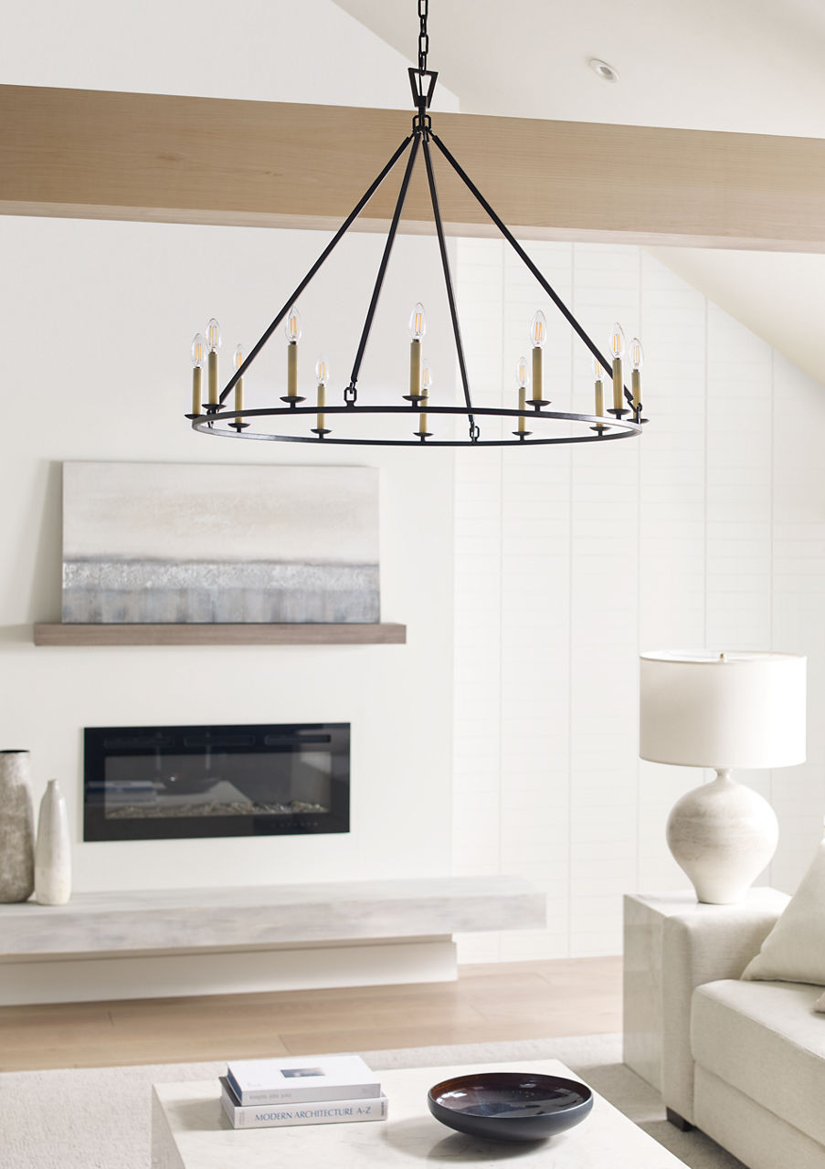Gaios Table Lamp | Pharaoh White | Linen Shade