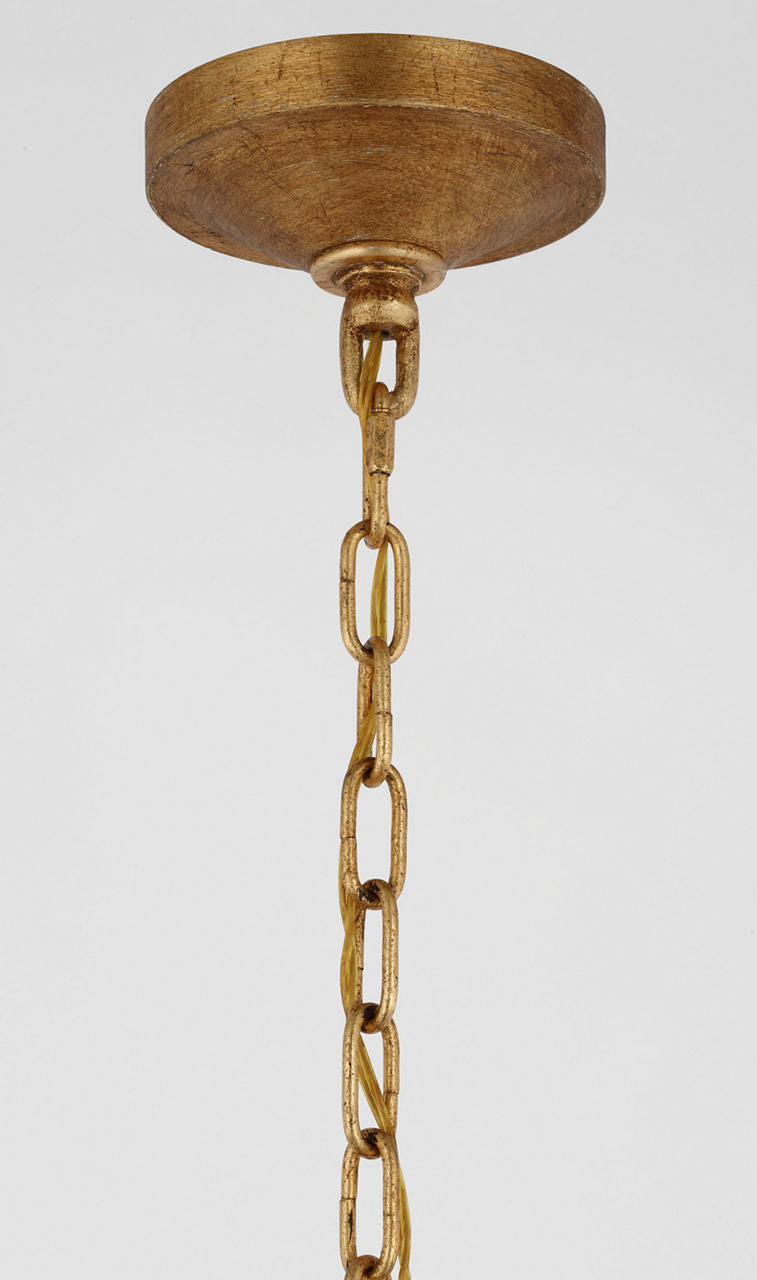Gramercy 17" Lantern | Gilded Iron