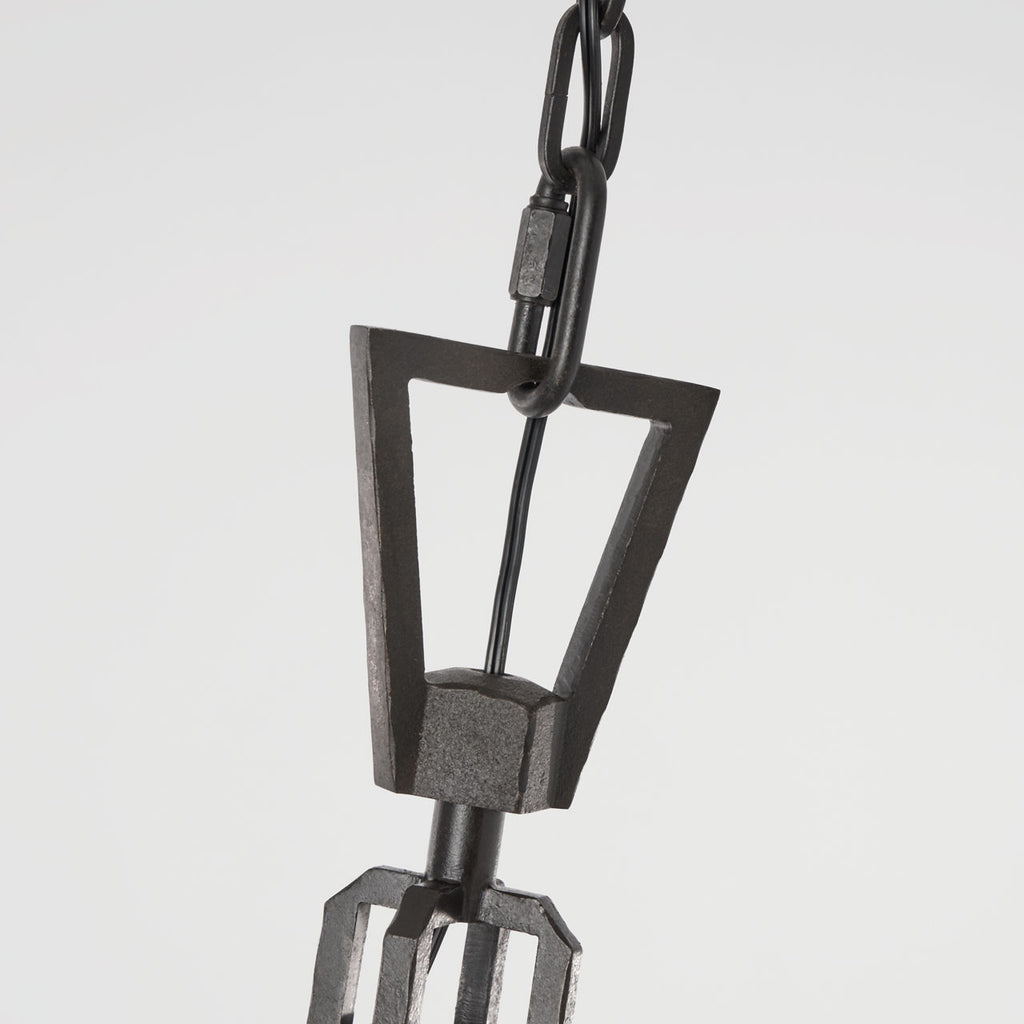 Darlana Extra Large Two-Tier Chandelier | Aged Iron