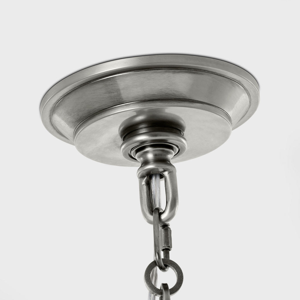Alborg Large Stacked Pendant | Antique Nickel | Antique Nickel Shade