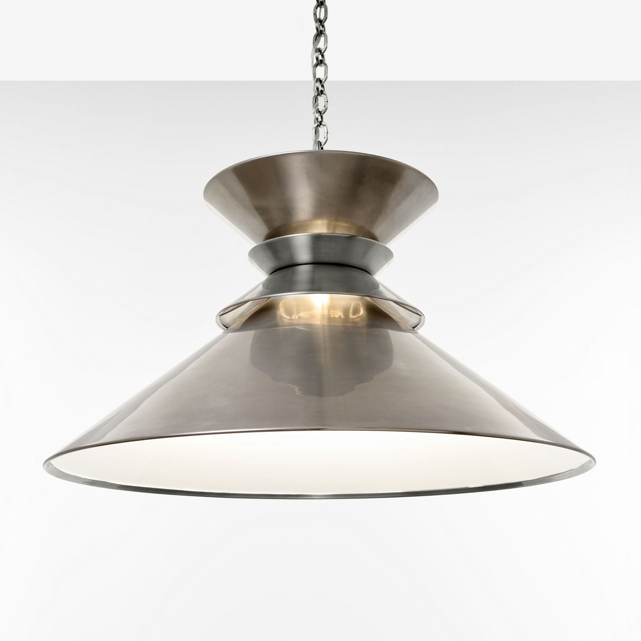 Alborg Large Stacked Pendant | Antique Nickel | Antique Nickel Shade