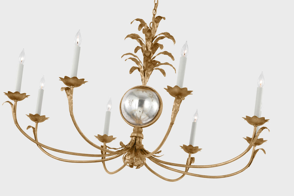 Gramercy Grande Wide Chandelier | Gilded Iron