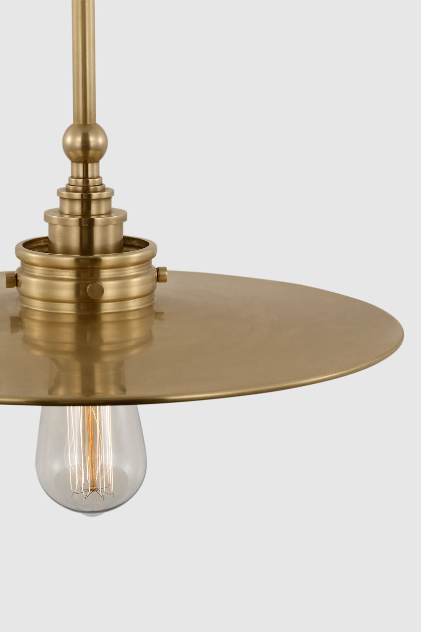 Parkington 14" Pendant | Antique-Burnished Brass