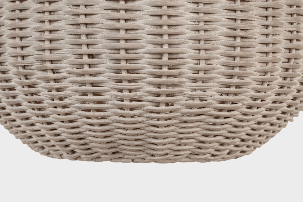 Kokomo 12" Pendant | Antique-Burnished Brass | Ash Wicker Shade