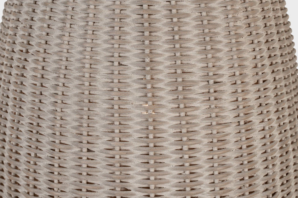 Kokomo 12" Pendant | Antique-Burnished Brass | Ash Wicker Shade