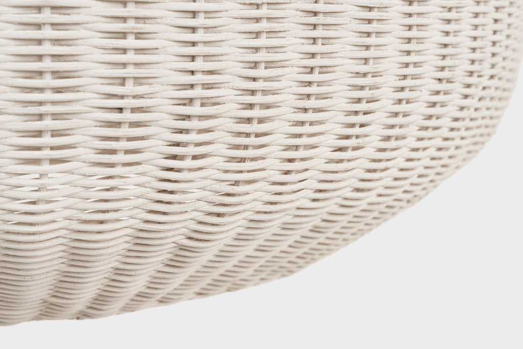 Kokomo 30" Domed Pendant | Bronze | Chalk Wicker Shade