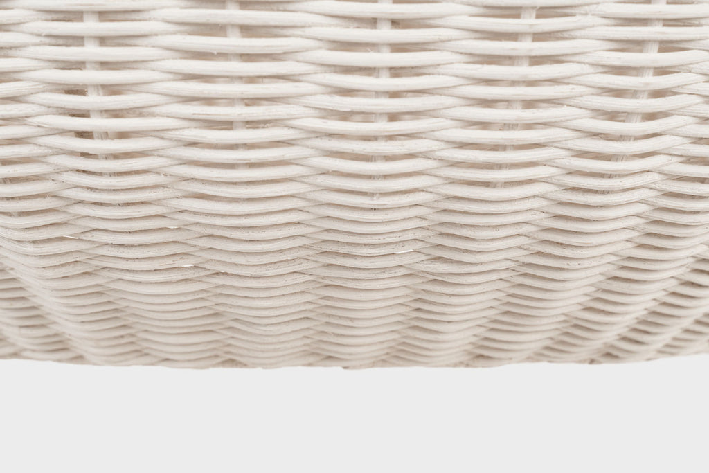 Kokomo 30" Domed Pendant | Bronze | Chalk Wicker Shade