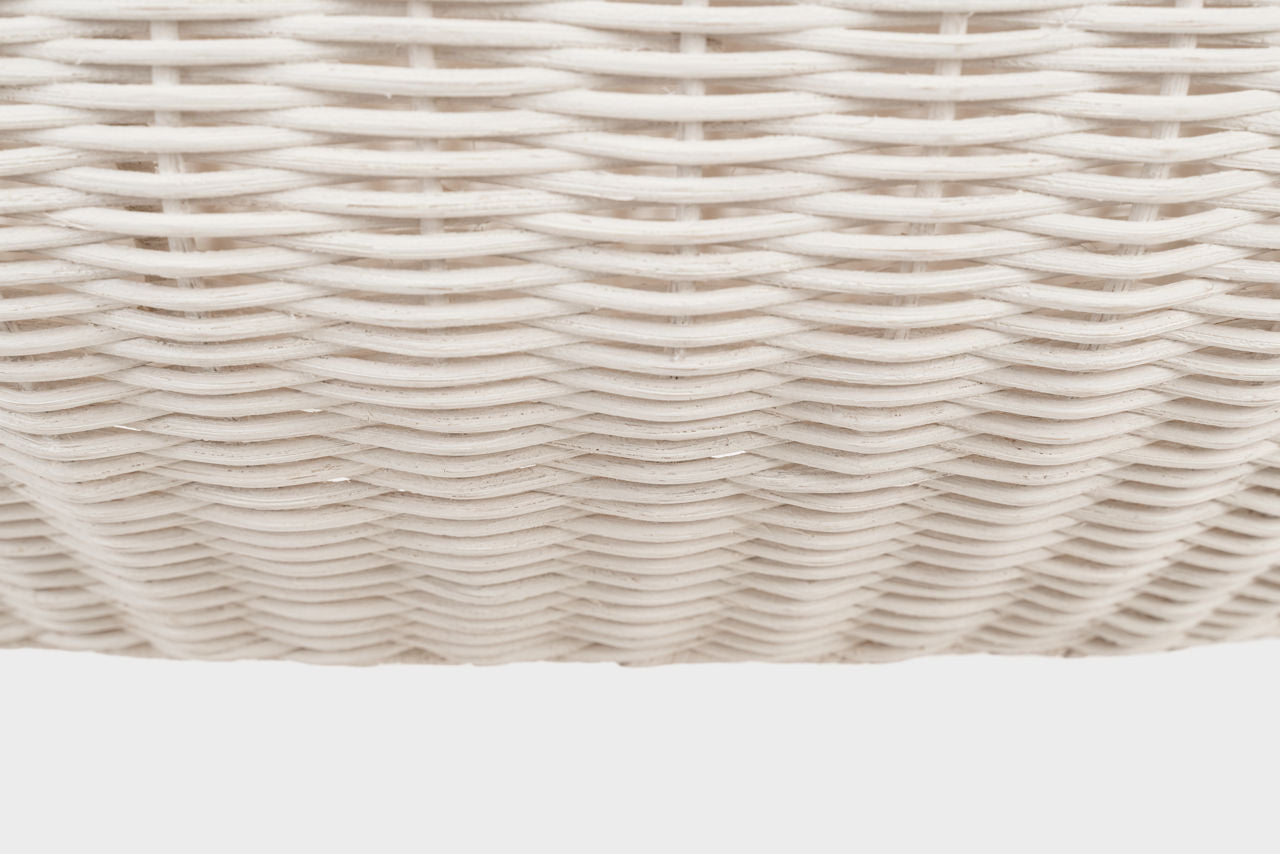 Kokomo 30" Domed Pendant | Bronze | Chalk Wicker Shade