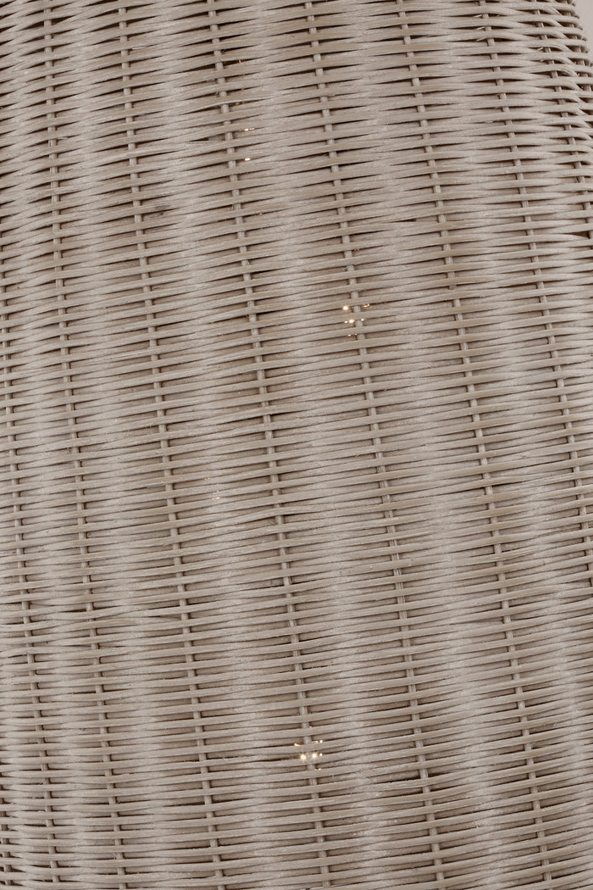 Kokomo 15" Elongated Pendant | Bronze | Ash Wicker Shade