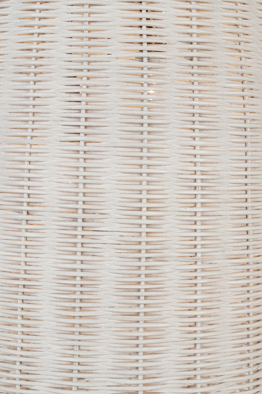 Kokomo 15" Elongated Pendant | Bronze | Chalk Wicker Shade