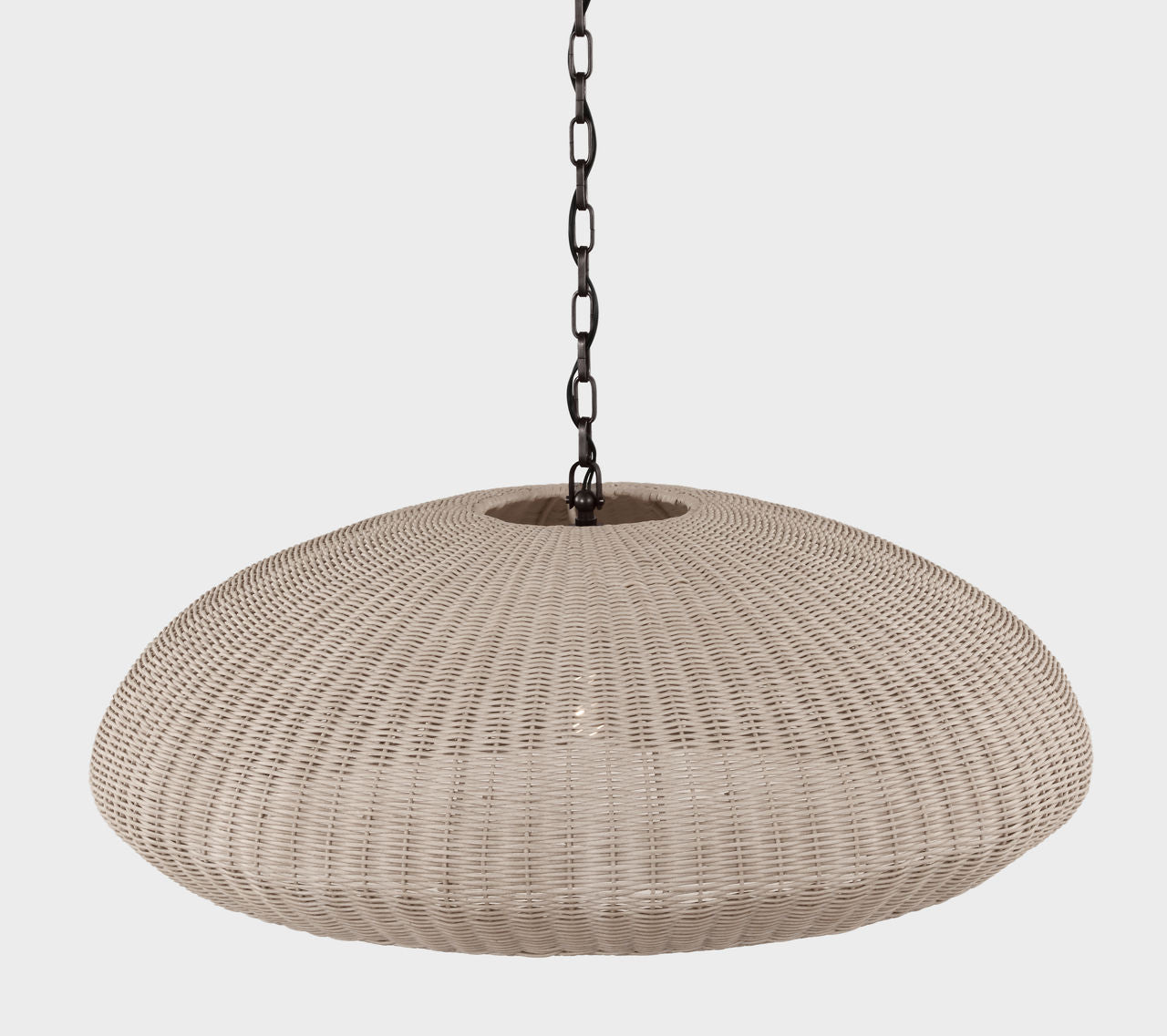 Kokomo 32" Wide Pendant | Bronze | Ash Wicker Shade