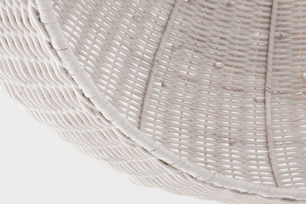 Kokomo 32" Wide Pendant | Bronze | Chalk Wicker Shade