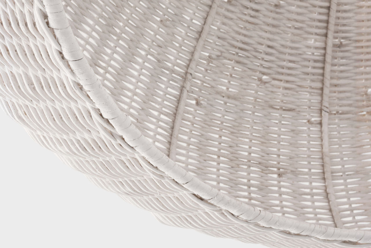 Kokomo 32" Wide Pendant | Bronze | Chalk Wicker Shade
