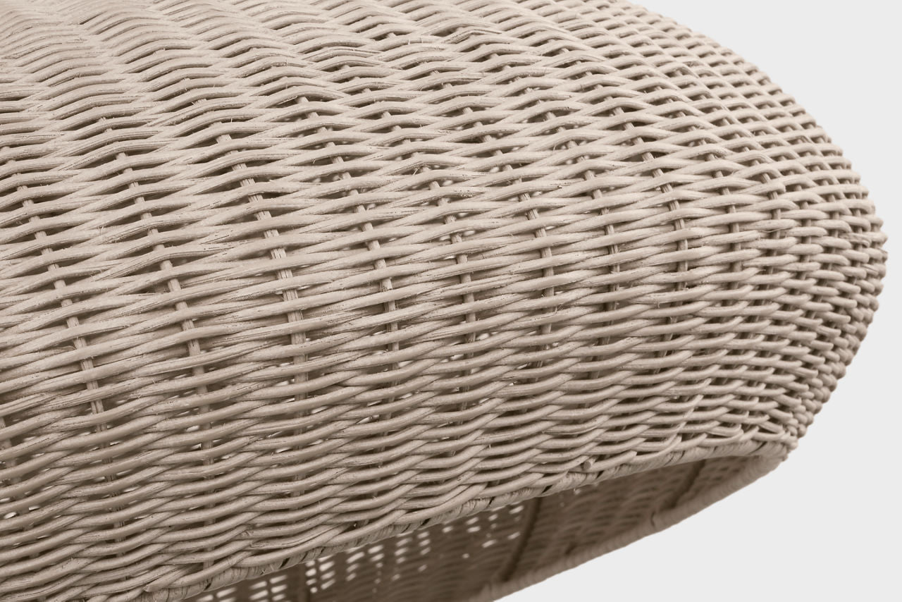 Kokomo 32" Wide Pendant | Polished Nickel | Ash Wicker Shade