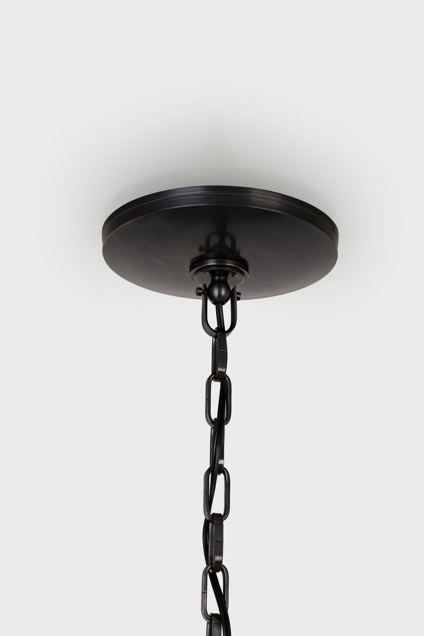 Kokomo 44" Wide Pendant | Bronze | Chalk Wicker Shade