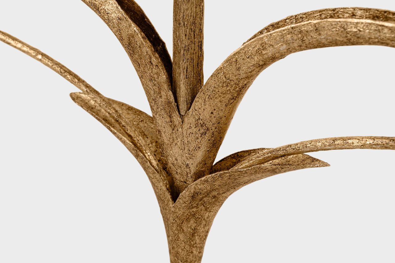 Amalfi 57" Linear Chandelier | Milano Gold | Linen Shades
