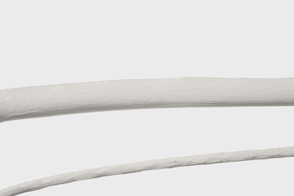 Amalfi 57" Linear Chandelier | Plaster White | Linen Shades