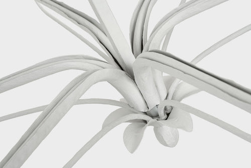 Amalfi 41" Chandelier | Plaster White | Linen Shades