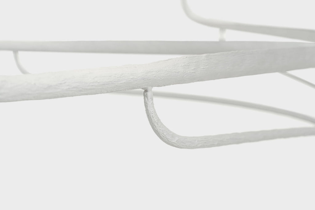 Amalfi 41" Chandelier | Plaster White | Linen Shades