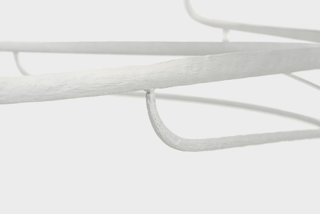 Amalfi 41" Chandelier | Plaster White | Linen Shades